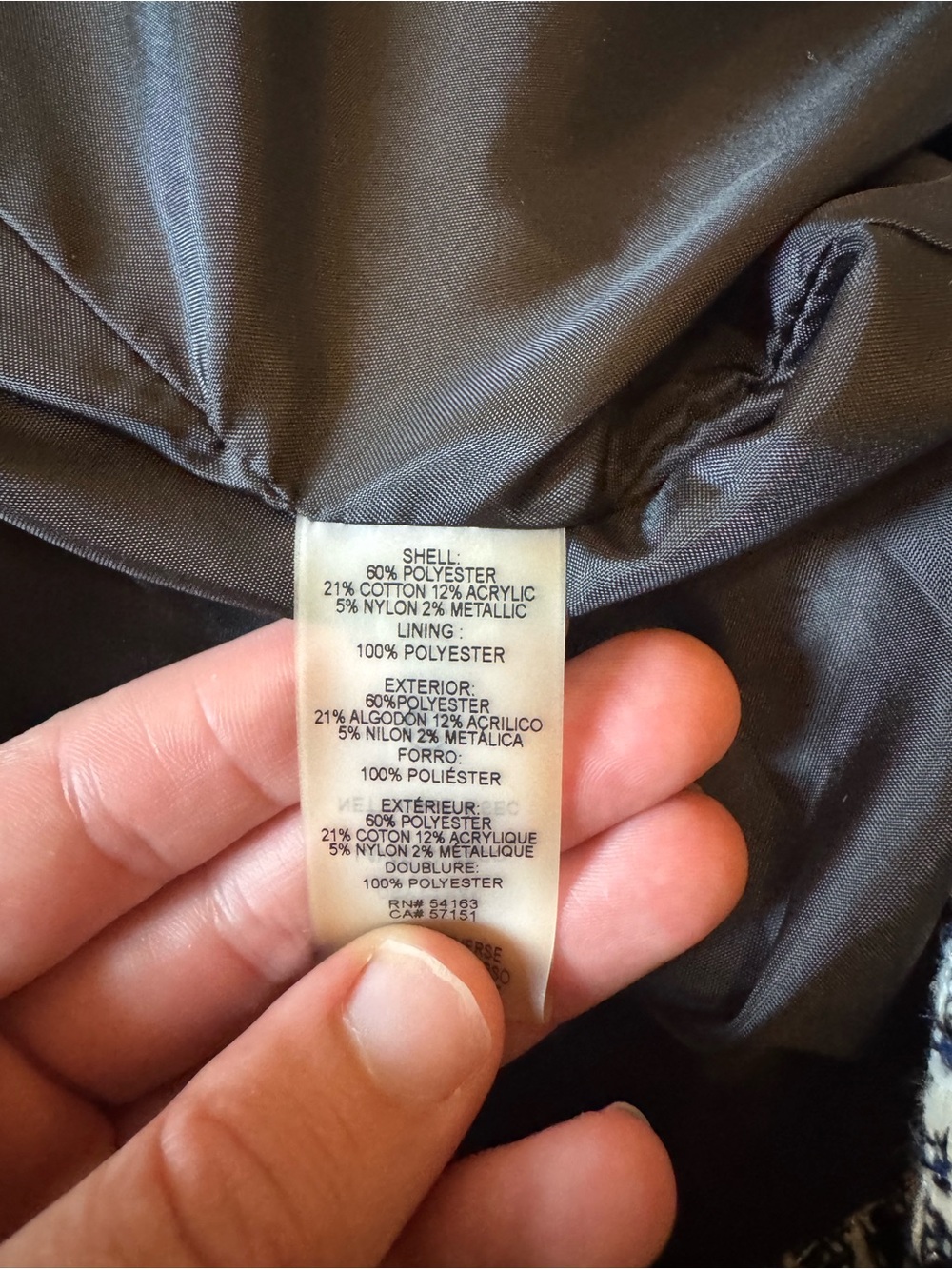 Calvin's Klein Jacket/Blazer Padding - Picture 6 of 7
